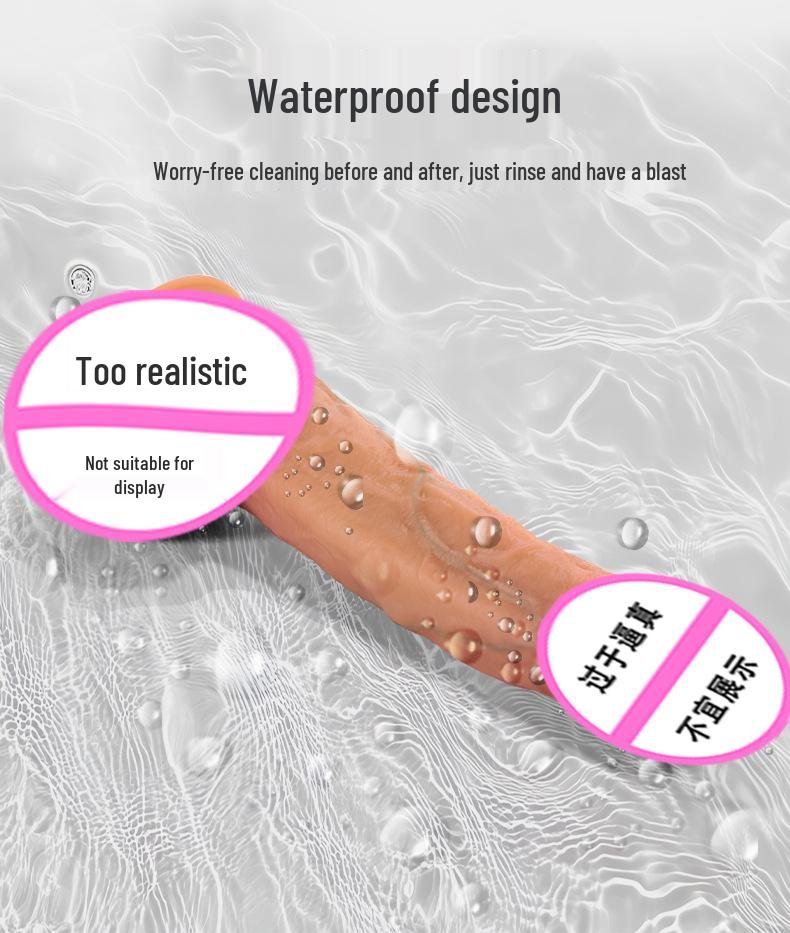 Realistic Liquid Silicone Soft Phallus - Female Self-Use Simulation Sex Toy