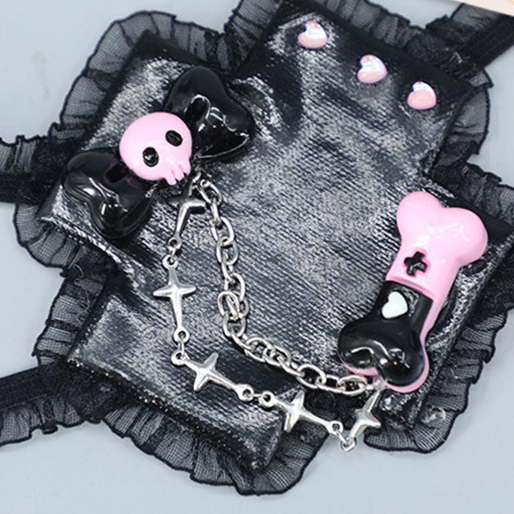Mysterious Cross Eye Mask In Lolita Gothic Design Gothic Cross Eye Mask StandOut At Cosplay Parties & Costume Event