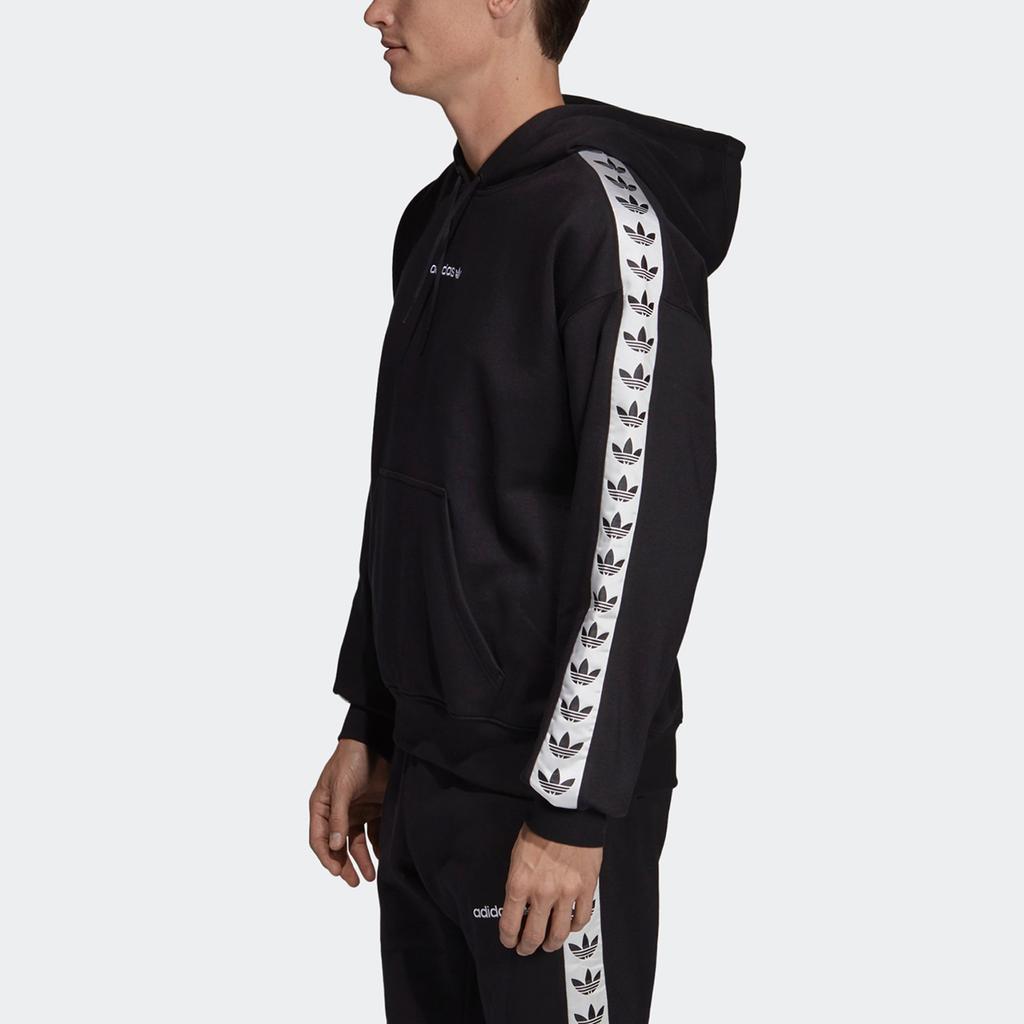 adidas Originals Tape Oh Hooded Sweatshirt Men Hoodies Black DX1301