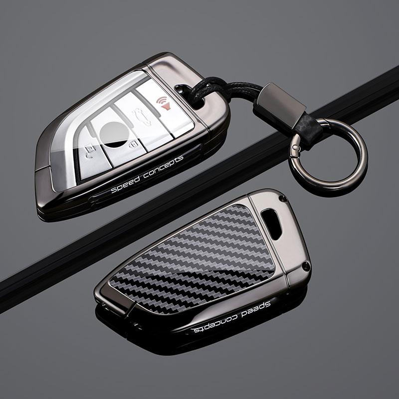 BMW 1 3 5 7 Serisi X1 X3 G01 X4 G02 X5 F15 F16 M3 M4 F30 F31 F32 F34 F20 F21 F07 F10 G30 için Araba Anahtar Kılıfı Kapağı Araba Anahtar Kabuğu