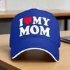 Summer I Love My Mom Baseball Cap Unisex Women I Heart My Mom  Mothers Day Sun Trucker Hat Breathable Baseball Caps