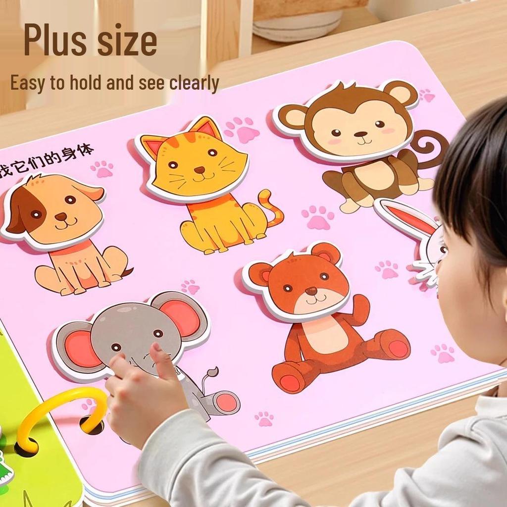 Newcomer Exclusive: Tearable Baby Book with Velcro - Quiet, Biteable Early Education