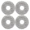 Office Net Q C Compatible Round Mop Set for Roborock Revo/Qrevo Cloths, 4-Piece