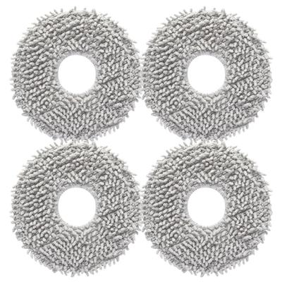 Office Net Q C Kompatibles Rundmopp-Set für Roborock Revo/Qrevo Tücher, 4-teilig