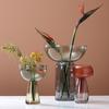 Transparente Glas Hydroponik Kleine Vase Luxuriöses Handwerk Blumenarrangement Behälter Zimmer Tisch Blumenvase Hochzeitsdekoration