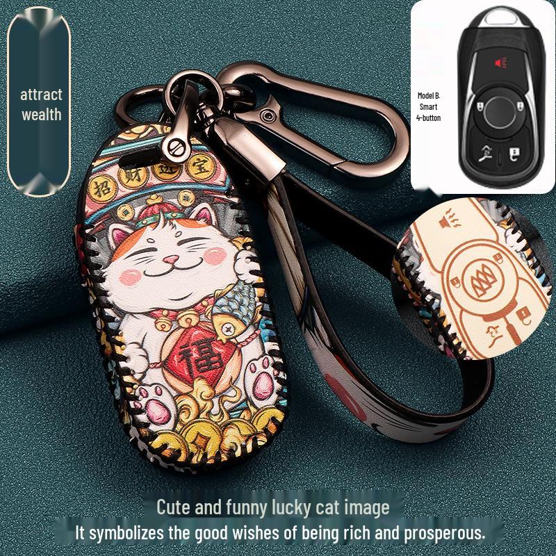 Buick Excelle, Verano, Envision, Enclave, GL8, LaCrosse, GL6, Regal Key Case: High-End Car Key Shell
