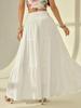 European & American Elegant Solid Color A-line Long Skirt - Versatile, Slimming, Casual