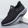 New Spring and Autumn Men's Shoes Flying Knitted Sneakers Lightweight Breathable Soft Sole Comfortable Student Running Shoes Versatile Casual Shoes