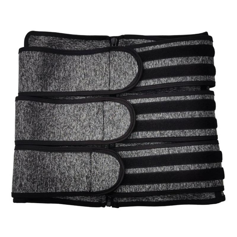 Women's Waist Trainer Corset 3 Belts Adjustable Neoprene Sauna Sweat Waist Trimmer Body  for Weight Loss Workout
