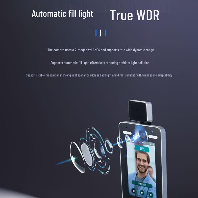 Dahua AI Face Recognition & Temperature Screening Terminal CN plug (adapter included)