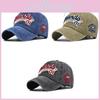 Trendy Embroidered Cotton Baseball Cap With Wide Brim Perfect For Summer Spring And Autumn