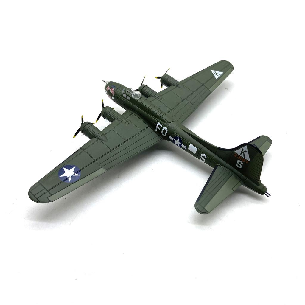 1/144 Scale US B 17 Aircraft Model Miniature Multipurpose Sturdy Aviation Collectibles Plane Souvenir Realistic