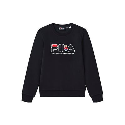 Logo Classic Crew Neck Fleece Pullover Sweatshirt Women Sweatshirt Legendary-Blue F51W248290F-NV