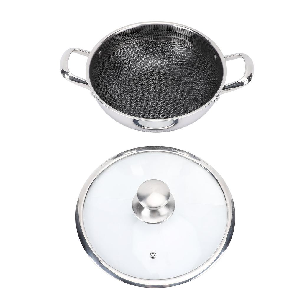 Nonstick Frying Pan Dishwasher Safe Skillet Induction Cooker Gas Range Compatible Double Sided