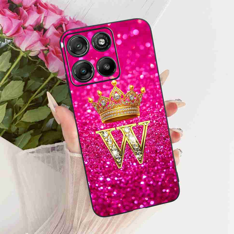 For Motorola Moto G67 Power Case Couple 26 Letters Cover Soft Silicone Phone Cases For Moto G 67 G67 Power Bumper