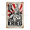 "Join The Death Korps" Metal Wall Sculpture|Vintage Mural,Custom Tin,Halloween&Christmas Gift,Man Cave Decor