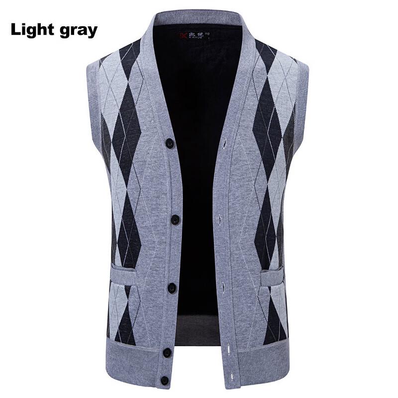 Hengyuanxiang Men's Thickened Knit Vest