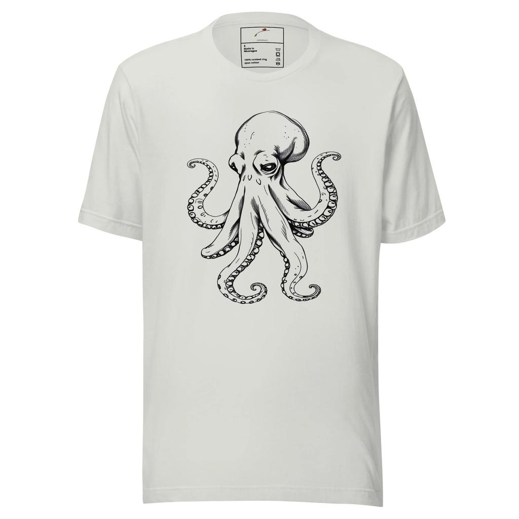 Octopus Graphic T-Shirt Casual Cotton Tee