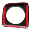 Carbon Fiber Style HIPS Interior Console Gear Shift Panel Cover Trim Frame Fit For Honda Civic 2006 2007 2008 2009 2010 2011 AT