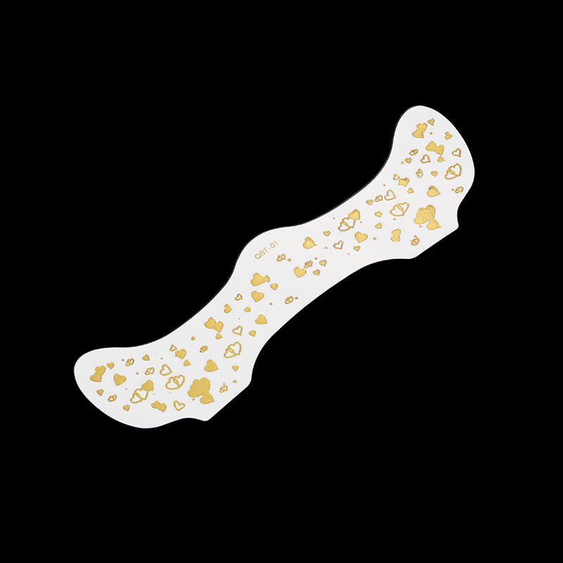 10 Pcs/pack Glitter Freckles Face Tattoo Golden Sparkle Freckle Tattoo Makeup Patches Face Glitter Speckles