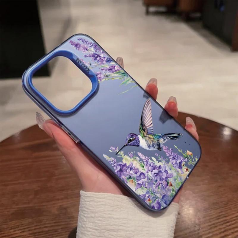 Αντικραδασμική θήκη τηλεφώνου με μοτίβο λουλουδιών Για Samsung S24 S23 A55 A35 Xiaomi Redmi 13C Poco C65 iPhone 15 Προστατευτικό κάλυμμα προφυλακτήρα Huawei Honor