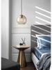Nordic Industrial Glass Pendant Light for Cafe/Bar