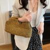 Grass Straw Bag Large Capacity Weave Tote Bag Casual Woven Handbag  Girls