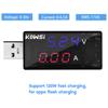 KWS-11VA USB Charger Tester 4-30V 6.5A Voltage Current Meter Voltmeter Ammeter Battery Capacity Tester Power Detector