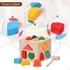 Color and Shape Sorting Box Sorter Toddler Educational Activity Classic Blocks Cognitive Toy