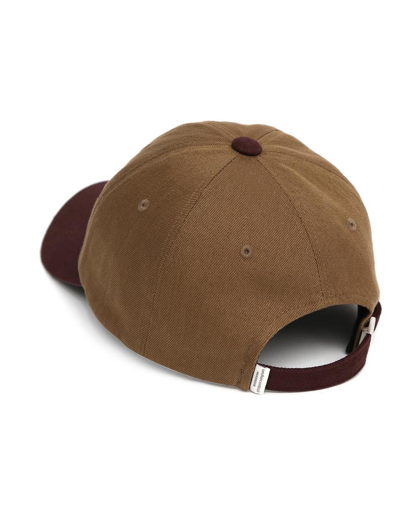 Eondeokeonteulol Washed Cotton Ball Cap V Square / Washed B B / Desert Wine