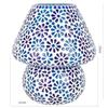 Handcrafted Blue and Indigo Beads Decorative Glass Table Lamp - Unique Home Décor Lighting (Pack of 1)