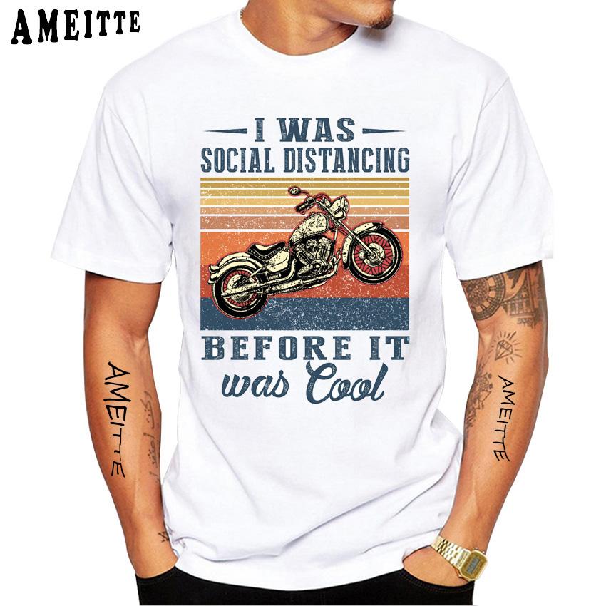 Father Takes Son Ride A Motorcycle Print T-Shirt Summer Men Short Sleeve Funny Bike Soprt White Casual Tops Hip Hop Boy Tees