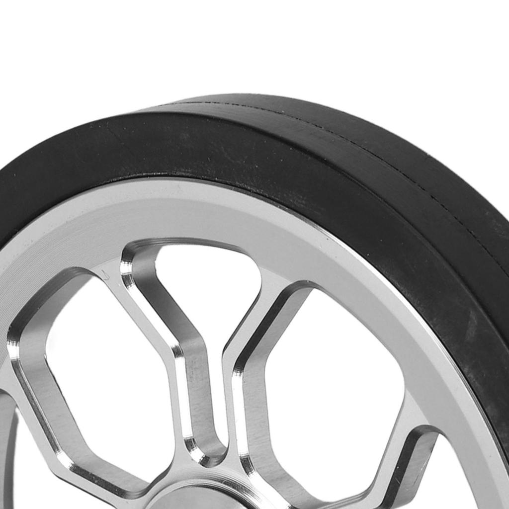 Faltrad Leichtlaufrad Aluminiumlegierung Leichtlaufrad Hochleistungslager Leichtes Leichtlaufrad zum Fahren Radfahren Silber