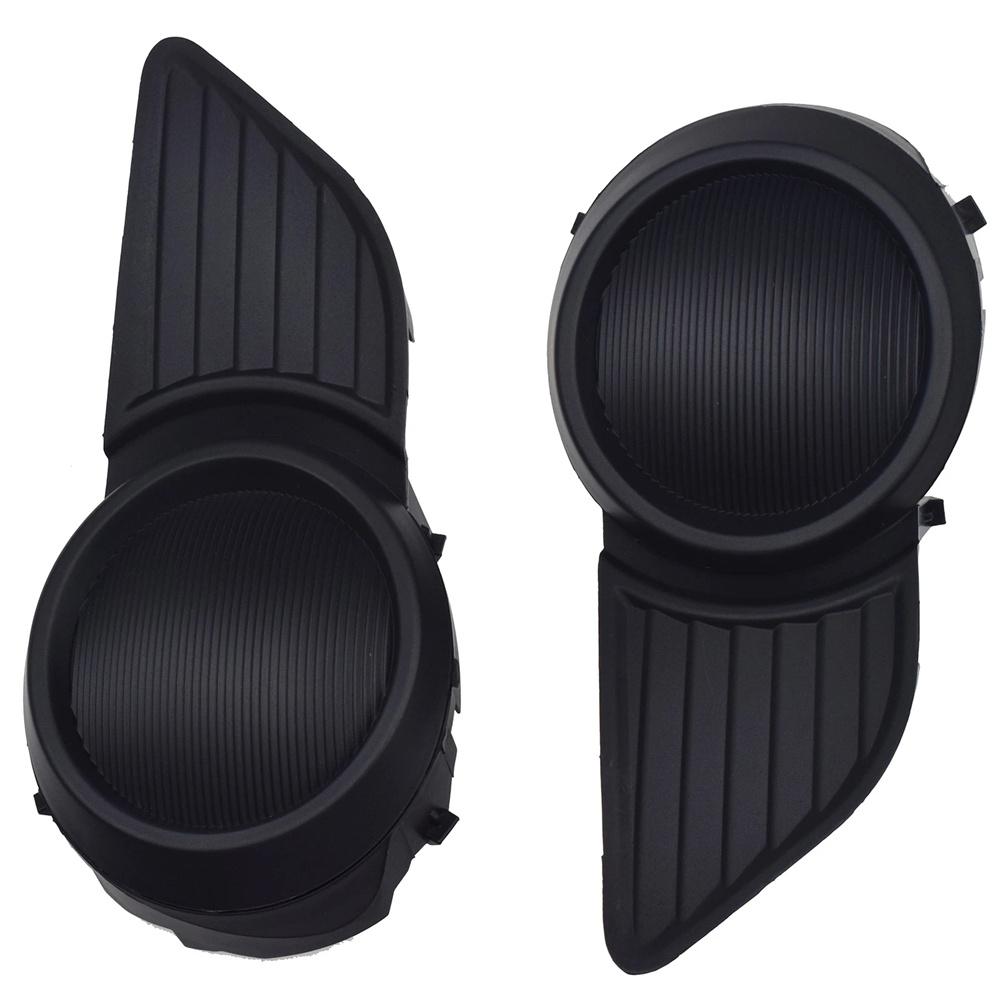 2x Front Fog Light Cover Black For 2011-2017 Toyota Sienna 5212708020 5212808020