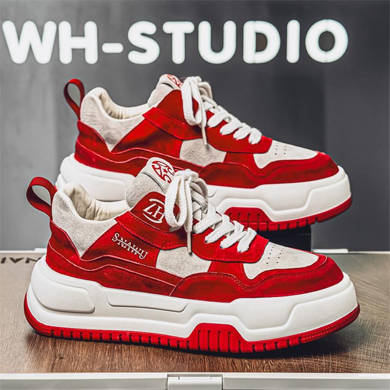 Men 's Casual Four Seasons Fashion Skateboarding Students Comfortable Sneakers Boys Trending Soft Sole Breathable Shoes