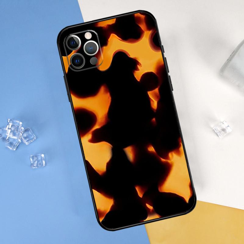 Water Drop Tortoise Phone Case For iPhone 16 Pro Max 13 12 Mini 11 14 15 Pro Max XR 16 15 Plus 16e Cover Shell