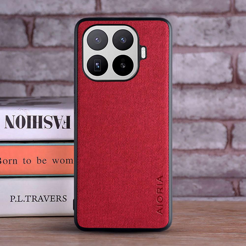 Hülle für xiaomi 17T Textilleder Mode Weiches TPU Hartes PC 3 in 1 Material für xiaomi 17T Hülle funda Coqua