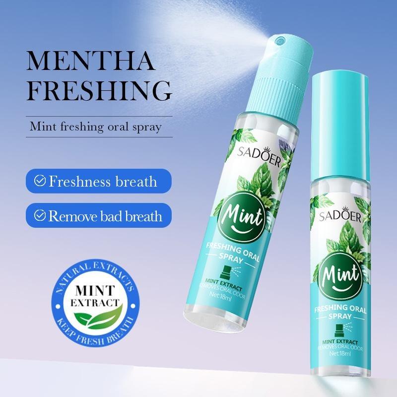 Mouth Freshener Spray Oral Spray Remove Bad Breath Long Lasting Fruity Portable Breath Freshener Refreshing Oral Care Products