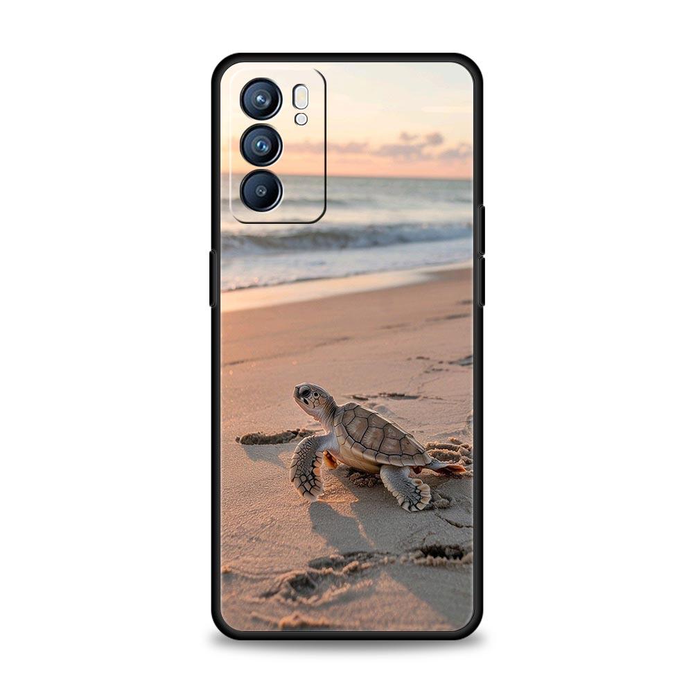 Seaside Scenery Wave Beach Case For Oppo Reno14 Reno13 Reno12 11 F 10 Find X5 X9 Pro A54 5G A53 A9 A16 A78 4G A80 A98 Cover