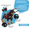 Reflektierender Blindenhund-Sicherheitsstoßfänger Atmungsaktiver Sicherheits-Antikollisionsring Bequemer verstellbarer Blindenhund-Führring