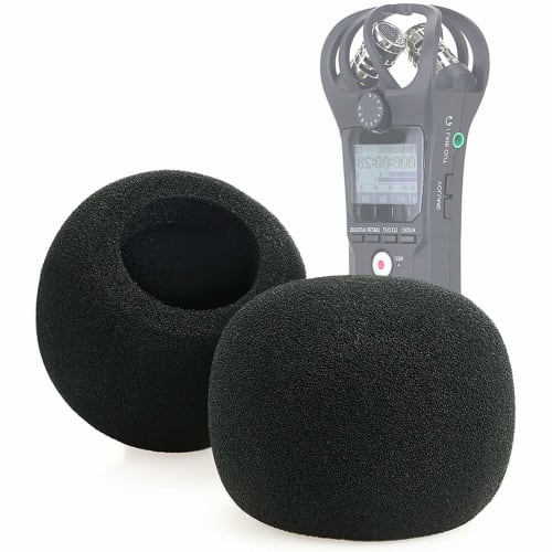 

SUNMON Windscreen Foam for Zoom H1n & H1 Recorder, Windshield Pop Filter for Zoom H1n Handy Portable Recorder (2 Pieces)