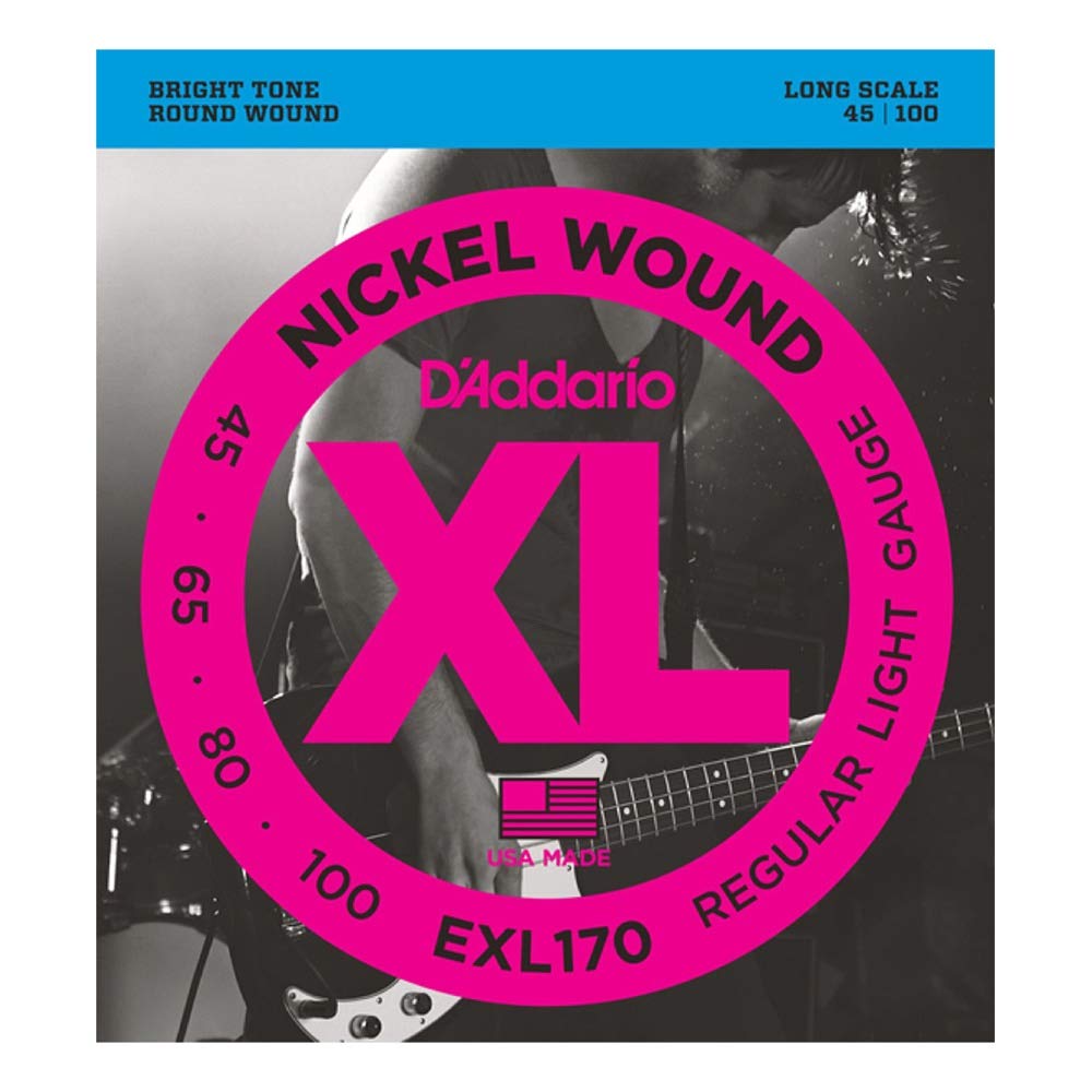 

EXL170 Обычные легкие струны для электрической бас-гитары x 5 комплект D Addario