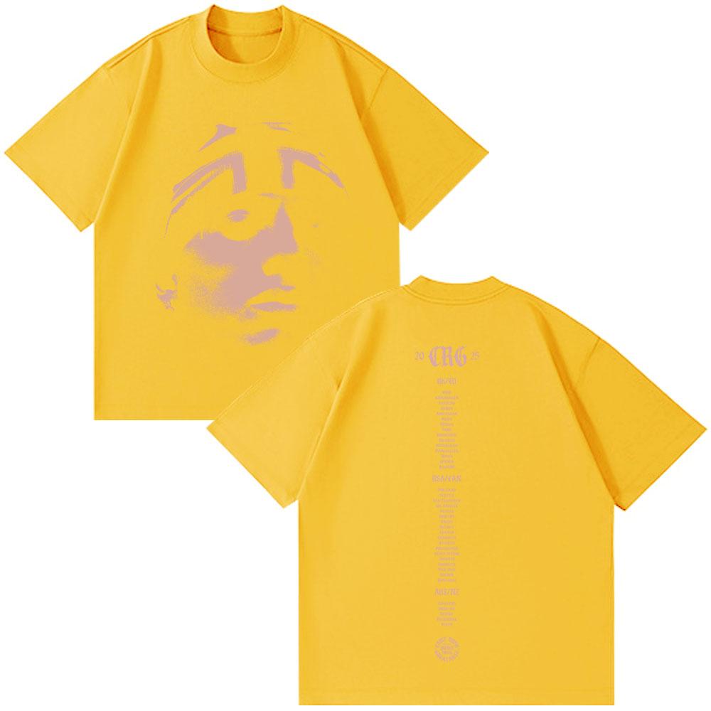 Rapper Central Cee CAN'T RUSH GREATNESS World Tour 2025 T-shirt Men Women Fashion Hip Hop Short Sleeve Oversized T Shirts Tops