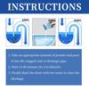 Drain cleaner; toilet sink kitchen bathroom drain pipe clog stain deodorization quick unclogging cleaning decontamination