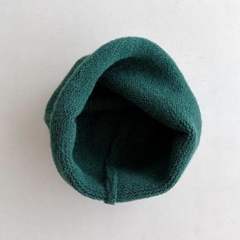 Kids Winter Hats for Newborn Boys Crochet Bonnet Toddler Girl Cap Children Baby Photography Props Boy Accessories Warm Stuffs