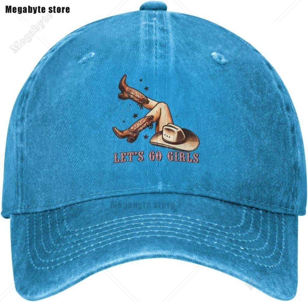 Western Cowgirl Long Live The Cowgirls Baseball Cap Golf Hat Dad Hat Vintage Cotton Washed Baseball Caps for Women Unisex