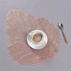 Tischset für Esstisch, Untersetzer, Blatt-Simulationspflanze, Tasse, PVC, Couchtischmatten, Küche, Weihnachten, Heimdekoration