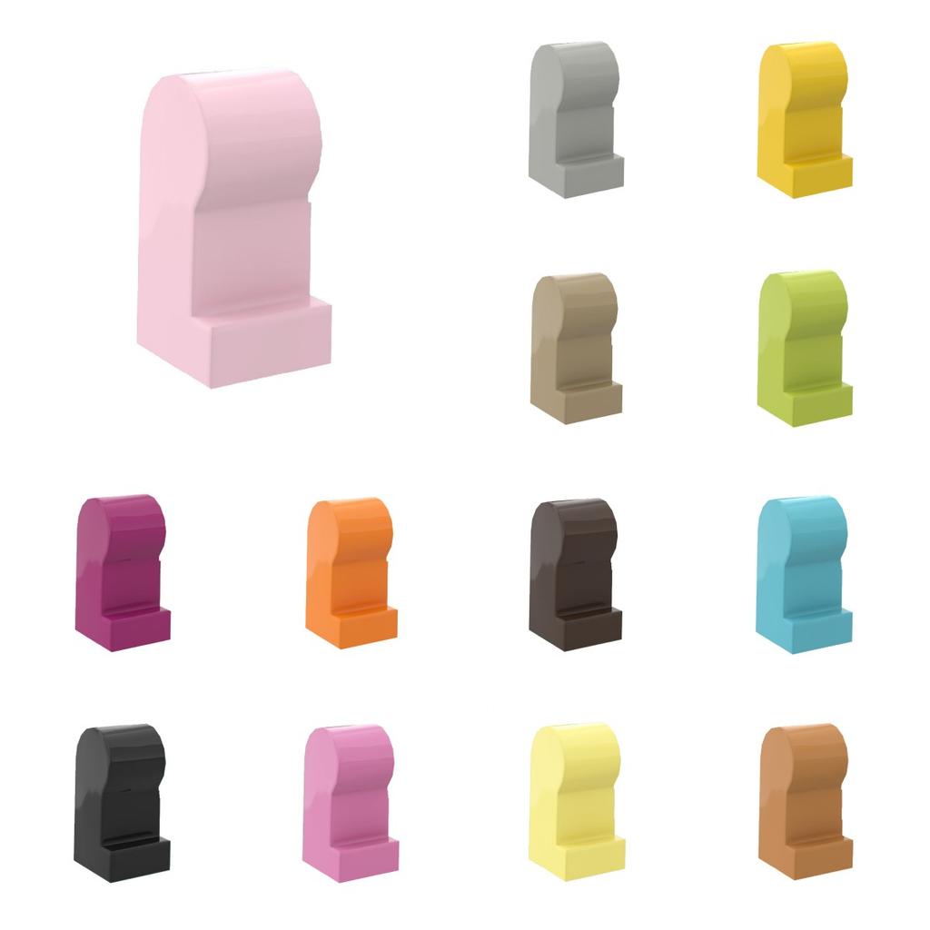 10 Stück DIY MOC Bausteinteile Für Körperteil Bein, Rechts Für 971