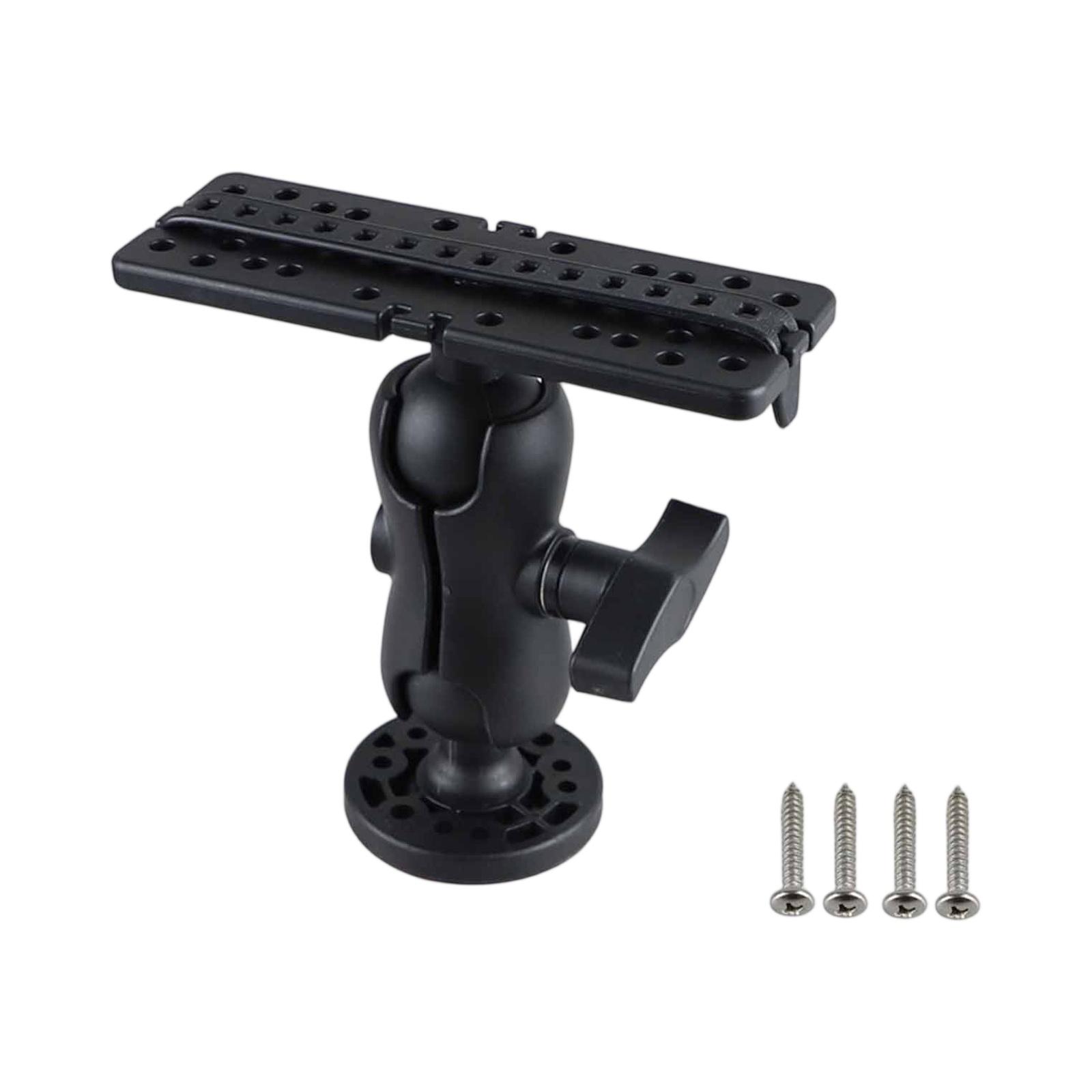 

Вращающийся на 360° кронштейн для эхолота – Регулируемое крепление для яхты для электроники, держатель для эхолота One Size чёрный