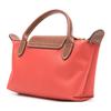 Longchamp Le Pliage Short Handle Snap Zipper Closure Nylon Tote Bag Women Tote Bag Tomato-Red 34175089P94